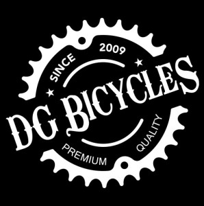 dg cycles logo - black background